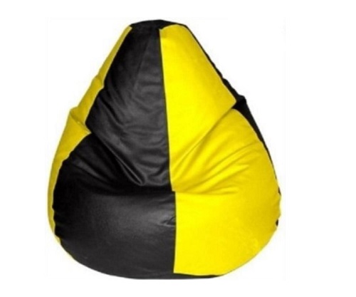 India Desire : Pepperfry Loot Deal: Buy Classic Style Bean Bag with Beans in Black & Yellow Colour by Sattva Just At Rs 607 Only